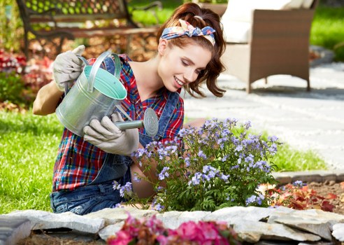 Tree maintenance and clearance work near homes in Kingsbury