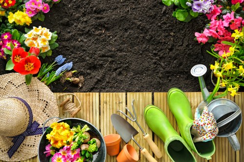 Risk assessment being completed before outdoor gardening work