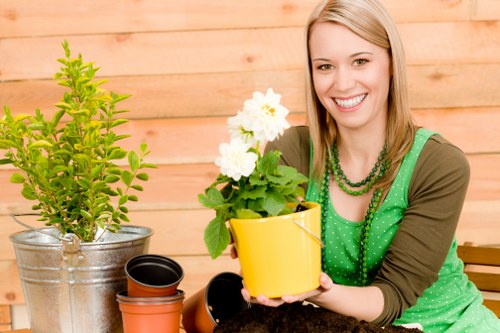 Landscape care and planting detail in Kingsbury